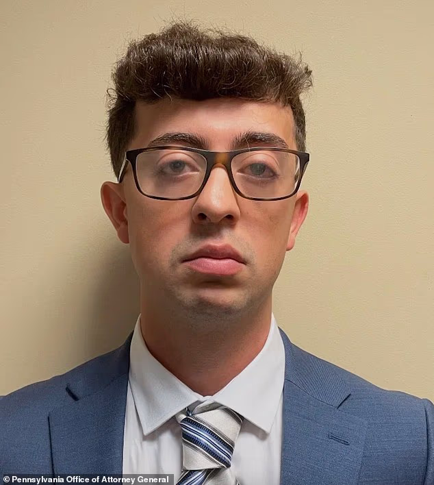 Agostino Abbatiello, 24, surrendered on Tuesday after an investigation uncovered an alleged drug ring running through two off-campus fraternities at Penn State, prosecutors say