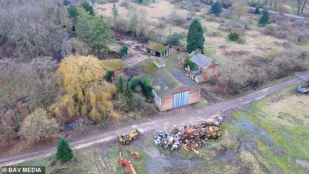 Two barns at the farm once owned by Tony Martin are to be converted into four homes