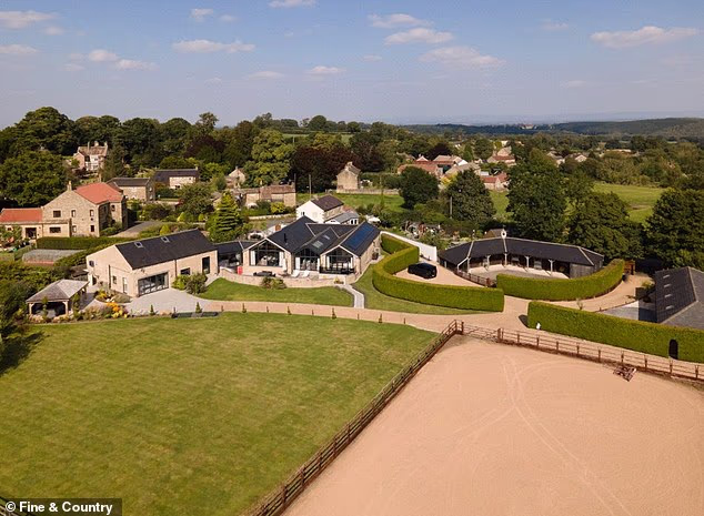 Quite a house: This five-bed house in Galphay is on sale for £3.75million via Fine & Country