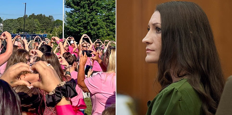 HUNDREDS of Lindsay Clancy supporters rally outside courthouse as she continues her defense in 'America's saddest murder trial': Live updates