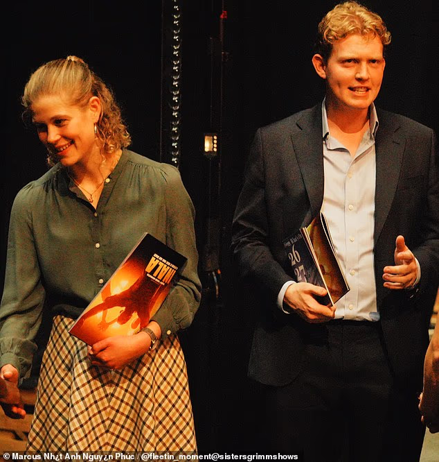 Louise recently enjoyed a double date with her boyfriend Felix and parents Edward and Sophie at the theatre, meeting the cast of INALA after watching the performance