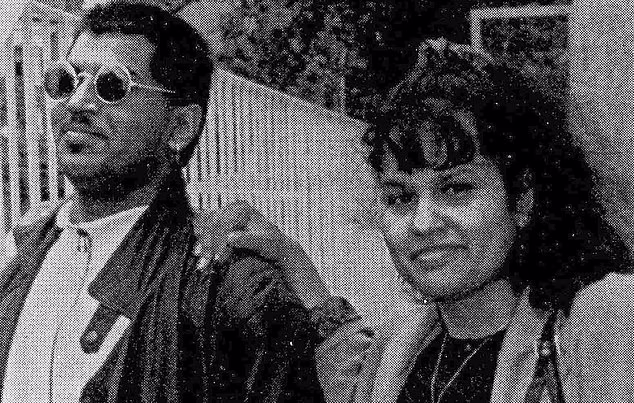 Pictured: Rene Sampat and her son Roy Aziz who jailed for the Fatal Attraction-style murder of Janet Marshall in April 1991