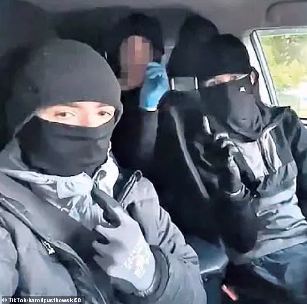 The five teenagers were affiliated with the 'Lucky Dip Gang,' an network of 60 to 100 Irish youths who drive extremely dangerously in stolen vehicles then post the footage on TikTok and Snapchat