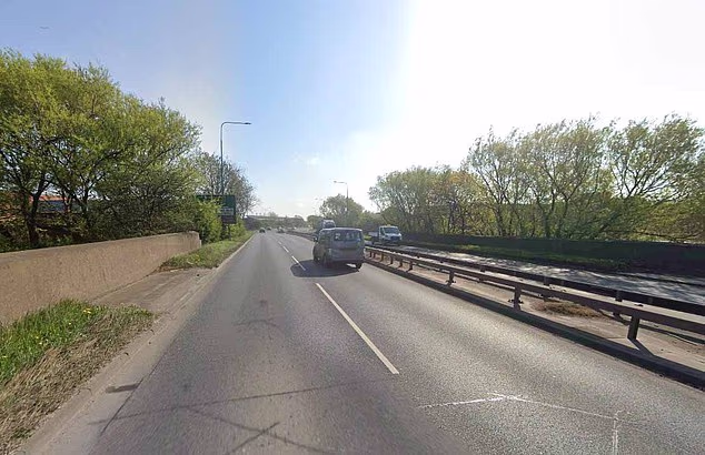 A general view of the A66 in South Bank, close to where the crash took place