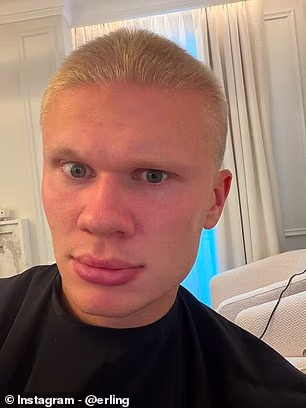 Erling Haaland has ditched his iconic long locks for a buzz cut, as he revealed on Instagram