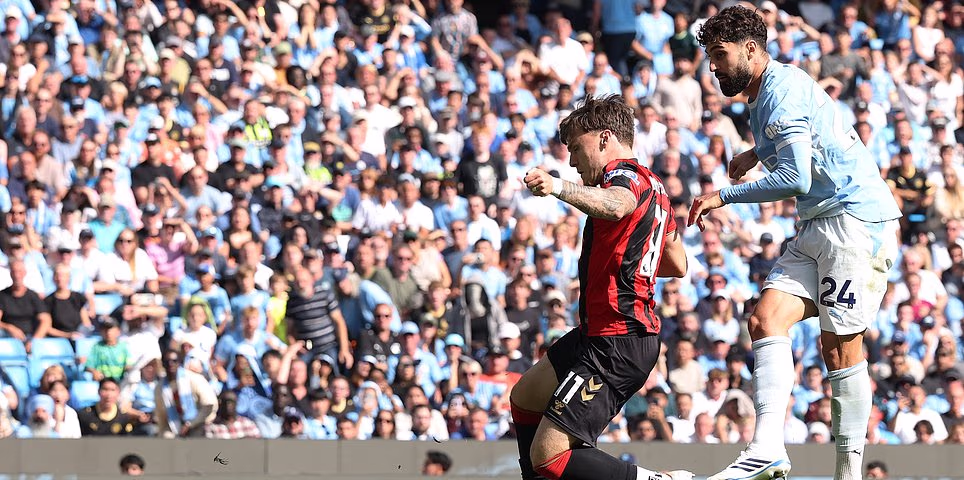 Man City vs Bournemouth - Premier League LIVE: Josko Gvardiol scores dramatic late goal in boost for Enzo Maresca, 10-man Villa stunned at Brighton plus build up to Newcastle vs Liverpool