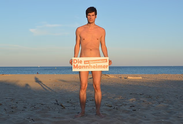 Julien Ferrat, 35, is the leader of the liberal Die Mannheimer (Citizens of Mannheim) party