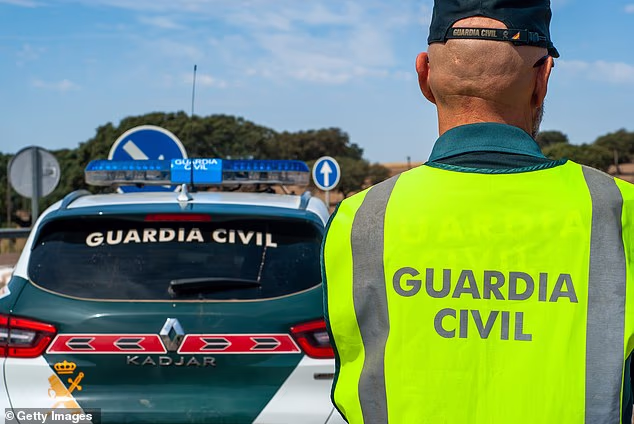Police in Spain are investigating the death of an 84-year-old man. A Civil Guard source said overnight that 'all options' were still on the table (file photo)