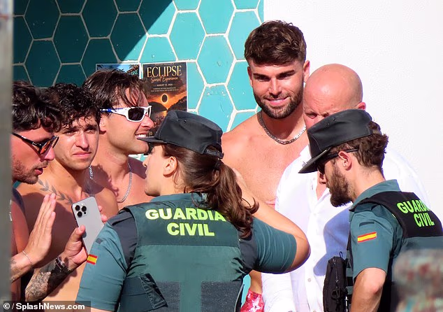 Love Island newlyweds Molly Smith and Tom Clare's post-wedding meal ended in chaos as police were called during day two of their rowdy festivities