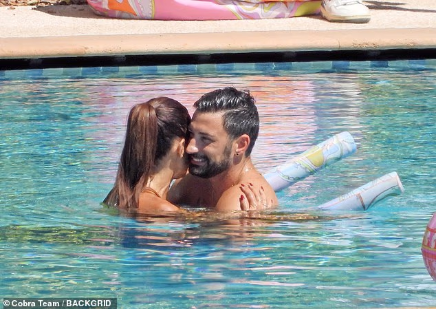 Giovanni Pernice packed on the PDA with his swimsuit-clad girlfriend Bianca Guaccero in Portofino on Monday - after revealing his Strictly axe left him suicidal
