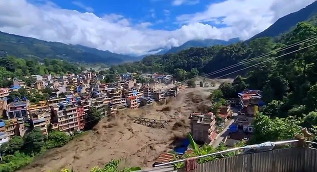Hundreds of people are missing following the deadly floods in Nepal, which swept away large pieces of infrastructure