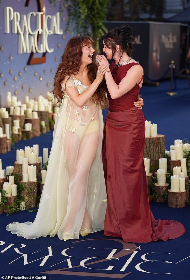 Joey King and Maisie Williams both turned heads with stylish outfits at the Practical Magic 2 premiere held at the Leicester Square Odeon in London on Tuesday night
