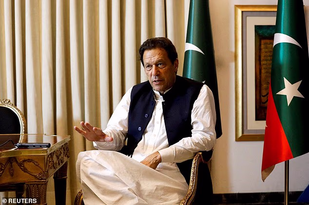 Pakistan Cricket Board were unhappy with Sky Sports' decision to broadcast an interview with the two sons of the imprisoned ex-Pakistan captain and prime minister Imran Khan (pictured)