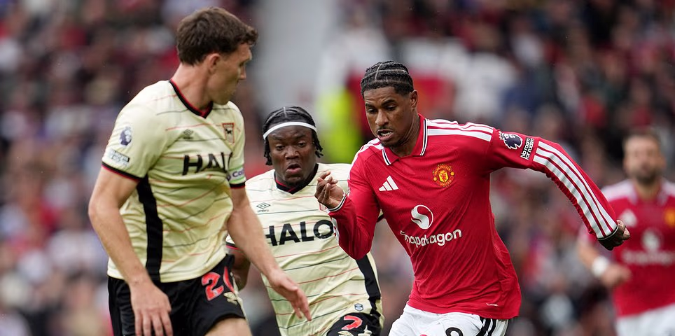 Manchester United vs Ipswich - Premier League LIVE: Chances at both ends in chaotic start at Old Trafford