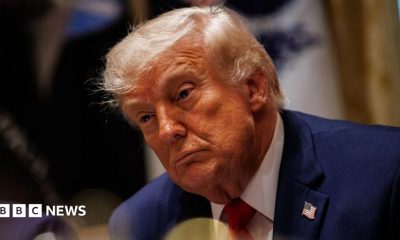 US President Donald Trump during a Cabinet meeting in on 27 May 2026