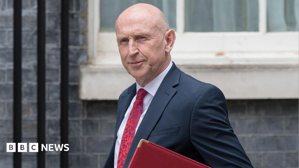 Chancellor of the Exchequer John Healey arrives in Downing Street to attend the first Cabinet meeting hosted by the newly appointed Prime Minister Andy Burnham in London, United Kingdom on July 21, 2026