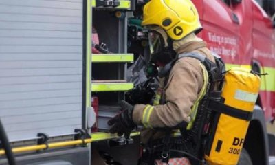 Farmers and fire crews join to tackle Bridlington blaze