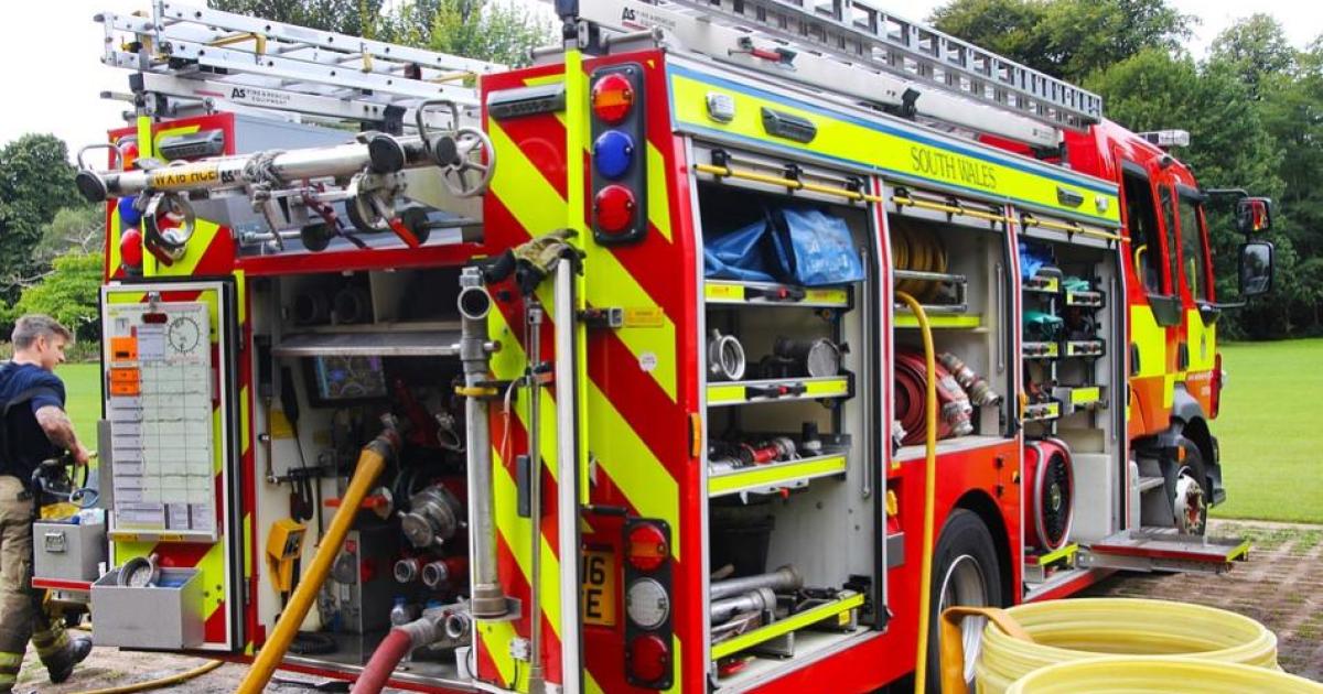 Combine harvester catches fire in Barlby, North Yorkshire