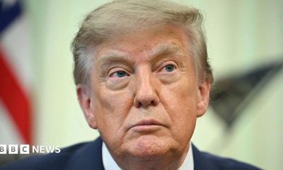 US President Donald Trump looks on before signing an executive order calling for more research and flexibility on vaccines, in the Oval Office of the White House in Washington, DC, on August 10, 2026.