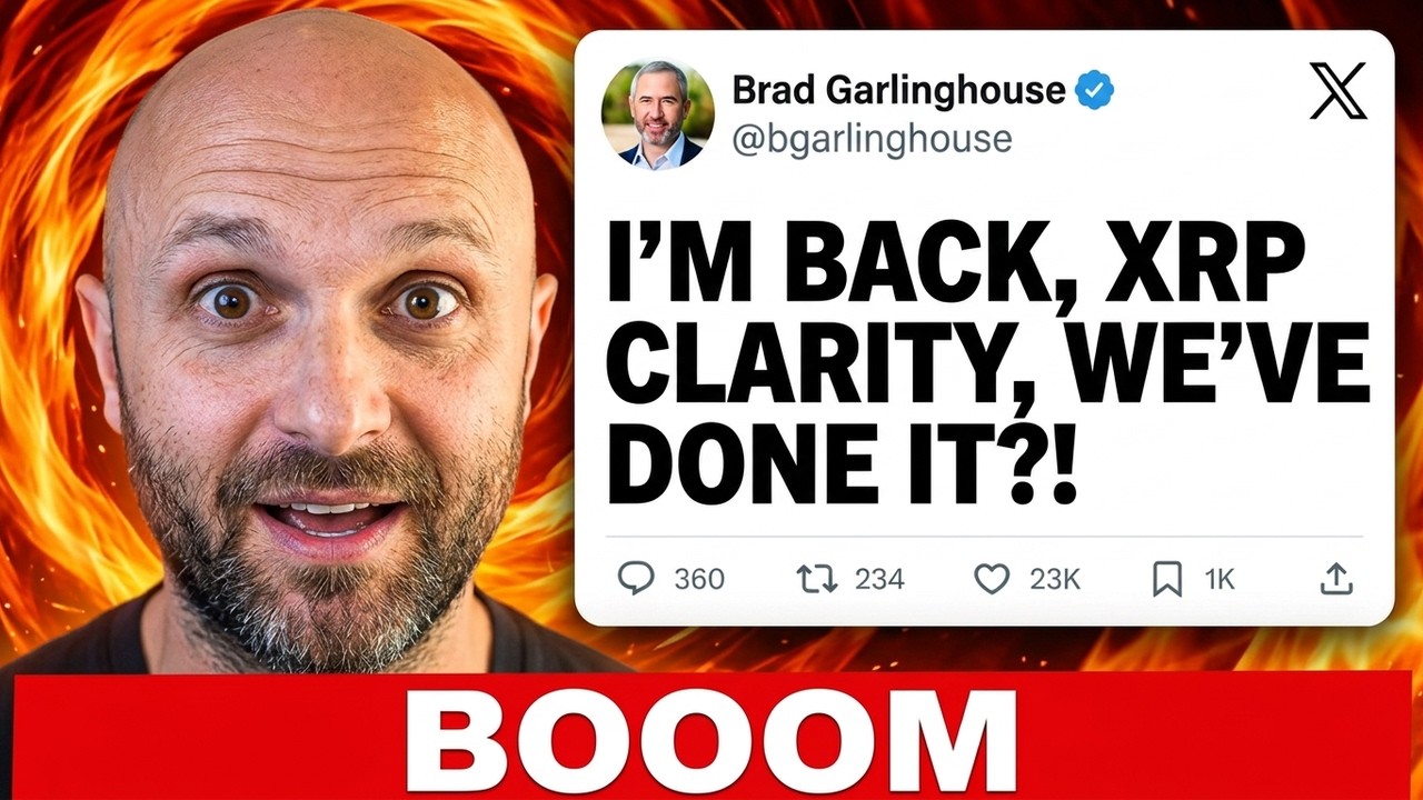 OMG BRAD IS BACK!!! HE JUST DROPPED A XRP NUKE...