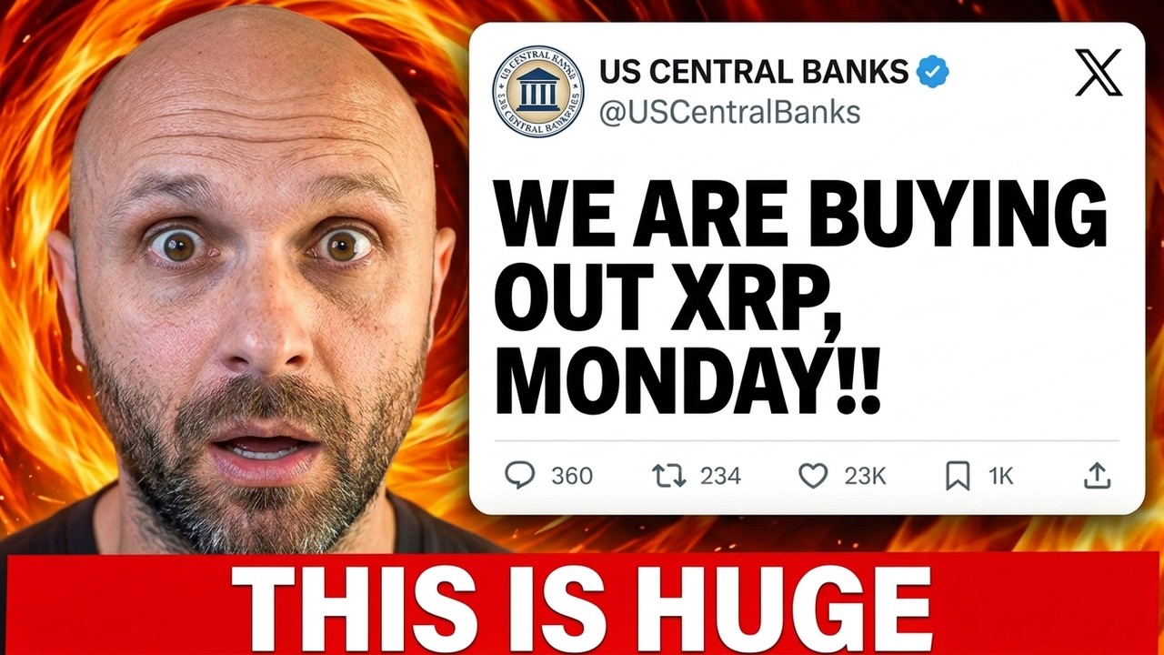 BREAKING NEWS BANKS JUST PLANNED A MAJOR XRP BUY-OUT ON MONDAY!?!?