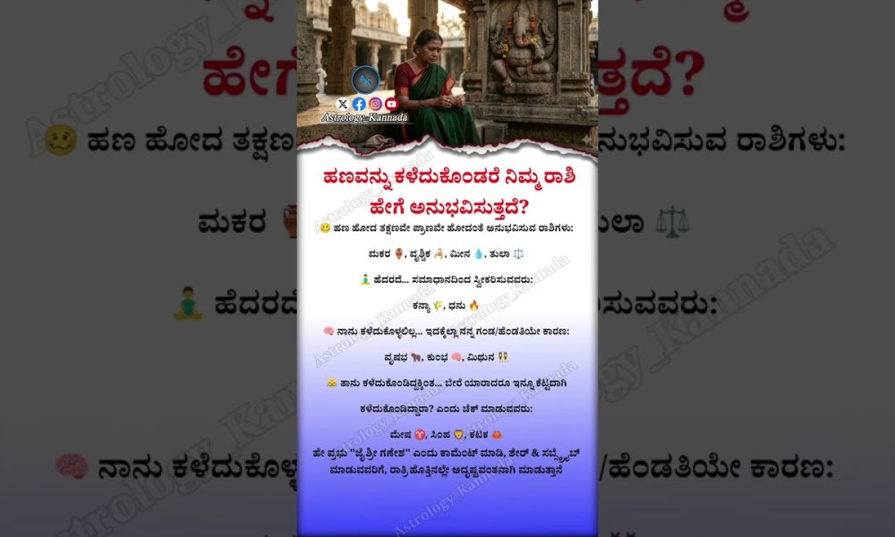 How Each Zodiac Sign Reacts After Losing Money | Funny Zodiac Facts | @Astrology_Kannada