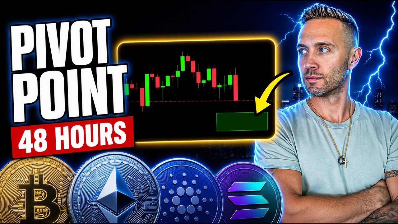 Next 48 HOURS! Bitcoin, Ethereum & Altcoins Are At The Pivot Point