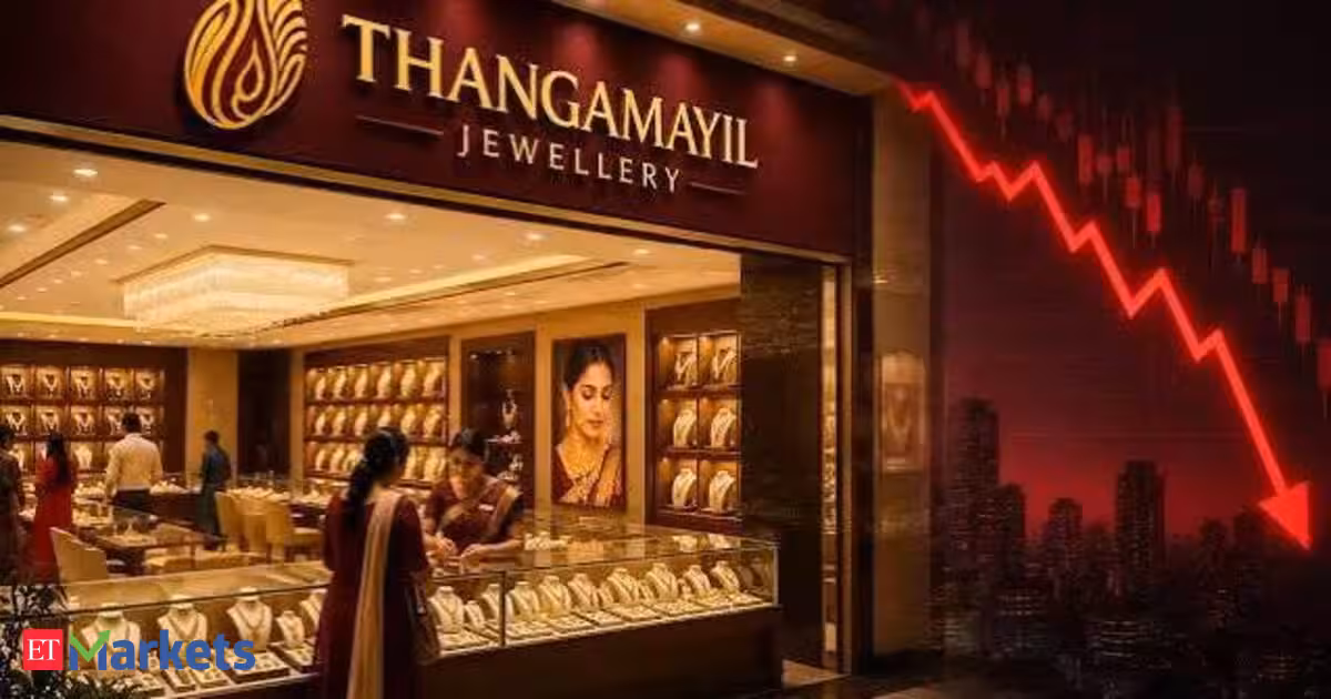 Thangamayil Jewellery shares crash 32% in a week. What should investors do?