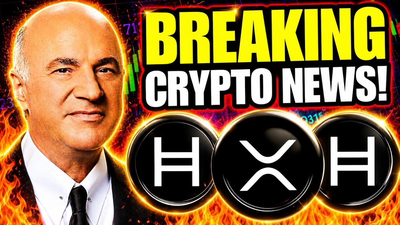 XRP & HBAR BREAKING NEWS!!! (KEVIN O'LEARY DROPS A HUGE WARNING ON CRYPTO!)