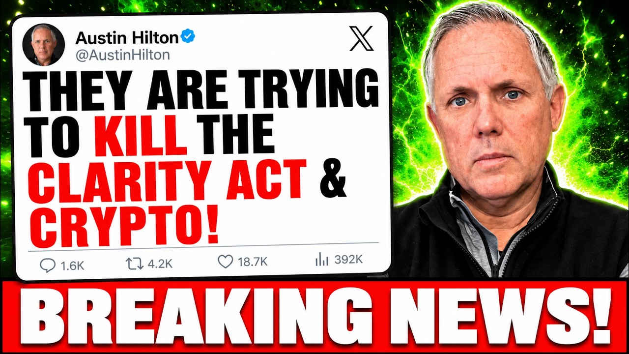 THEY ARE TRYING TO CRUSH THE CRYPTO CLARITY ACT! So Mad About This!