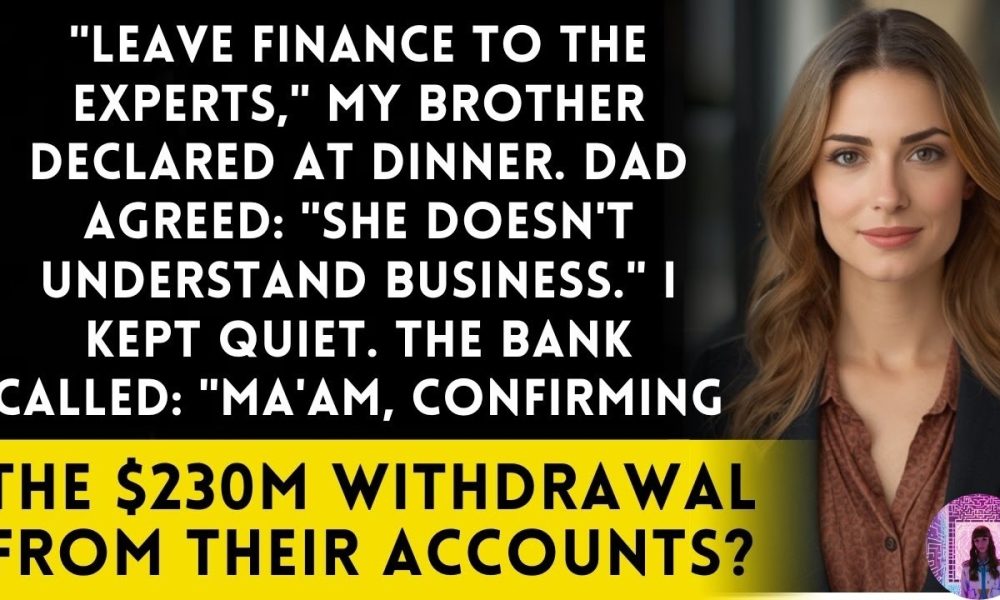 Brother Called Me 'Financial Amateur' - Until His Company's Funding Disappeared