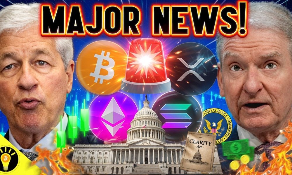 BIG CLARITY ACT NEWS! DEMOCRATS ETHICS COUNTEROFFER & MORGAN STANLEY ETHEREUM & SOLANA ETFS!
