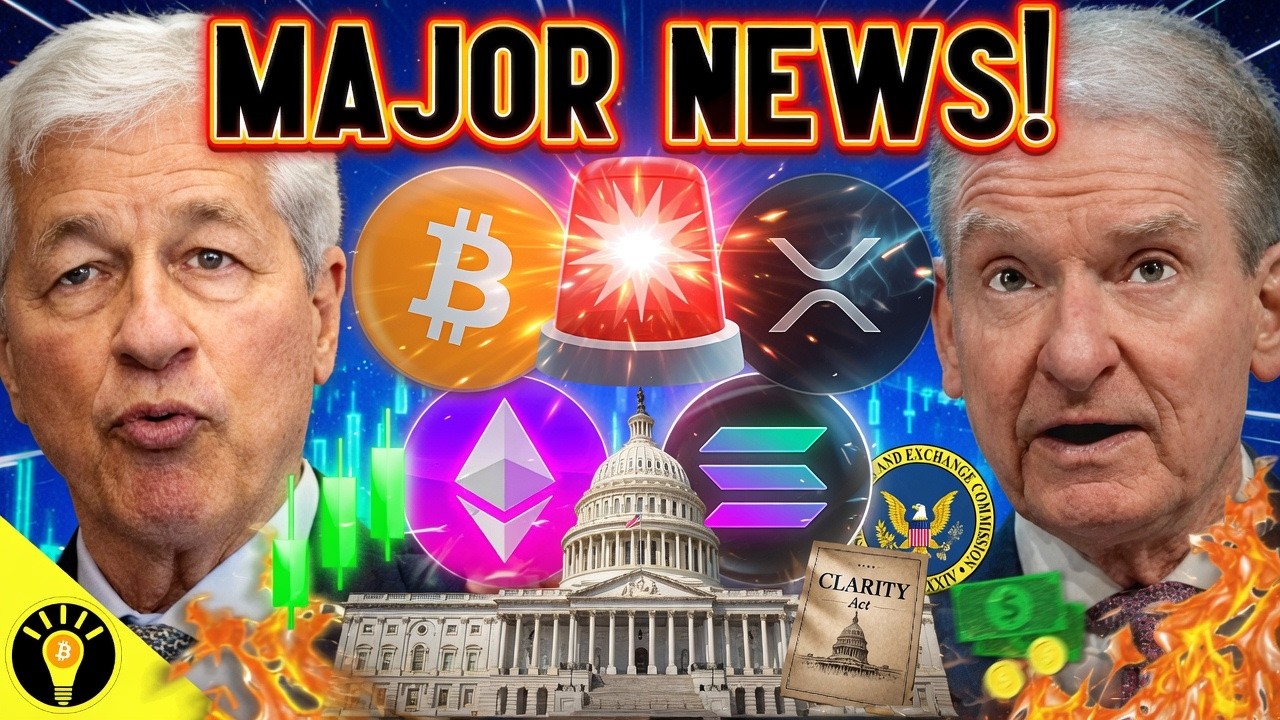 BIG CLARITY ACT NEWS! DEMOCRATS ETHICS COUNTEROFFER & MORGAN STANLEY ETHEREUM & SOLANA ETFS!