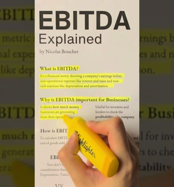EBITDA Explained Simply #finance #knowledge