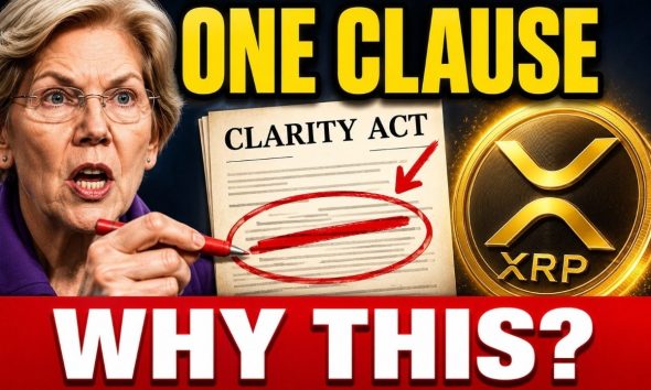 XRP NEWS TODAY : The REAL Reason Elizabeth Warren Is Fighting The CLARITY Act!!!