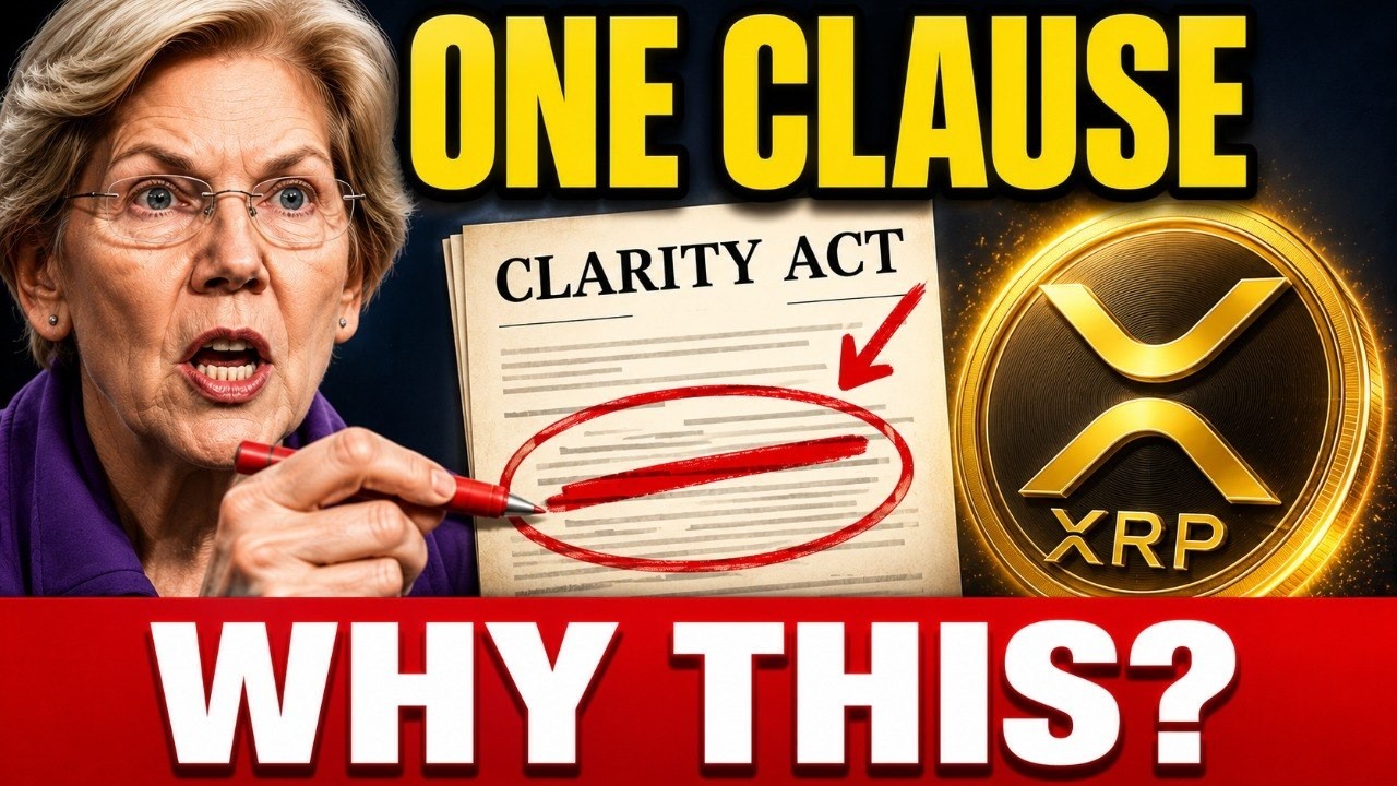 XRP NEWS TODAY : The REAL Reason Elizabeth Warren Is Fighting The CLARITY Act!!!