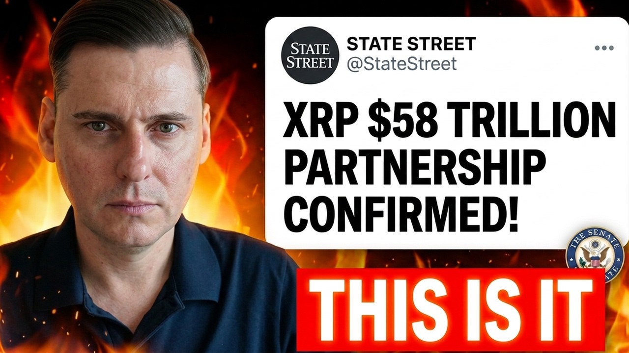 NEW MEGA RIPPLE XRP PARTNERSHIP!!! (STATE STREET $58 TRILLION TO XRP?!)