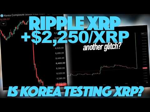 Ripple XRP: Did Another Korean Exchange Experience An XRP Glitch Of +$2,250/XRP?