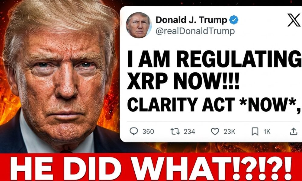 TRUMP REGULATES XRP!!!! THE CLARITY ACT DEAL *NOW*!?!