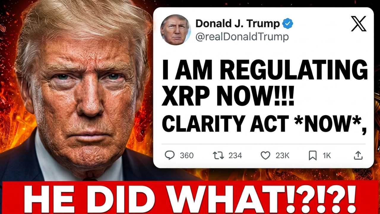 TRUMP REGULATES XRP!!!! THE CLARITY ACT DEAL *NOW*!?!