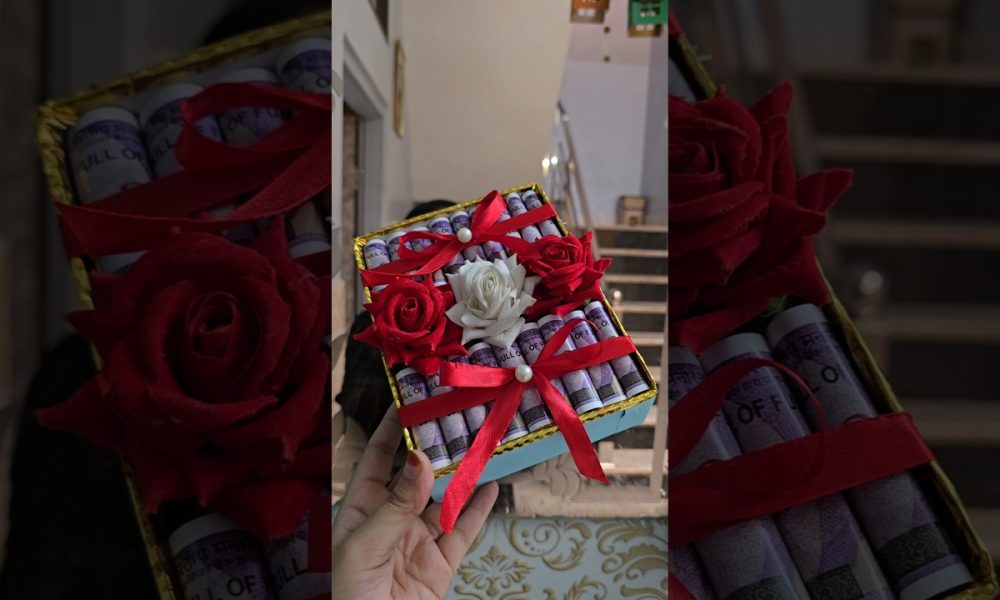 Rakshabandhan gift hamper Making At Home | Money Bouquet Making For Sister #craft #shorts #ytshorts