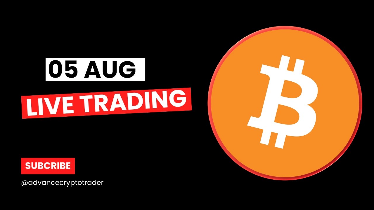 Gold And Crypto Live Trading || 05 AUG || Vivek Yadav #btc #crypto #gold
