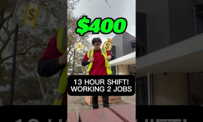 HOW MUCH MONEY DID I MAKE WORKING A 13 HOUR SHIFT? #money #work #grind #fyp #shorts