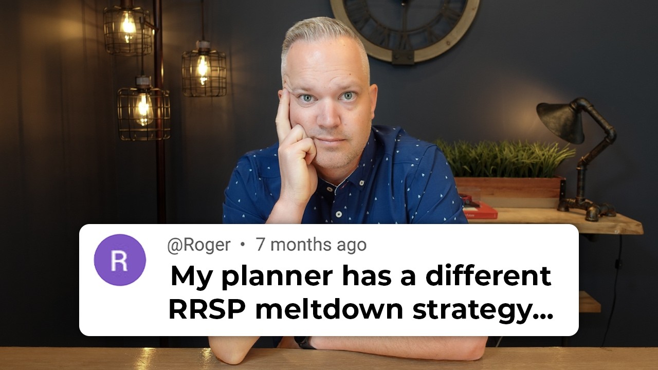 The RRSP Meltdown Strategy I Don't Recommend (Financial Planner Answers)