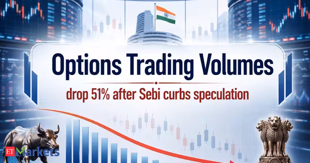 F&O de-addiction? Options volumes crash over 50% in FY26 after Sebi's strict rules