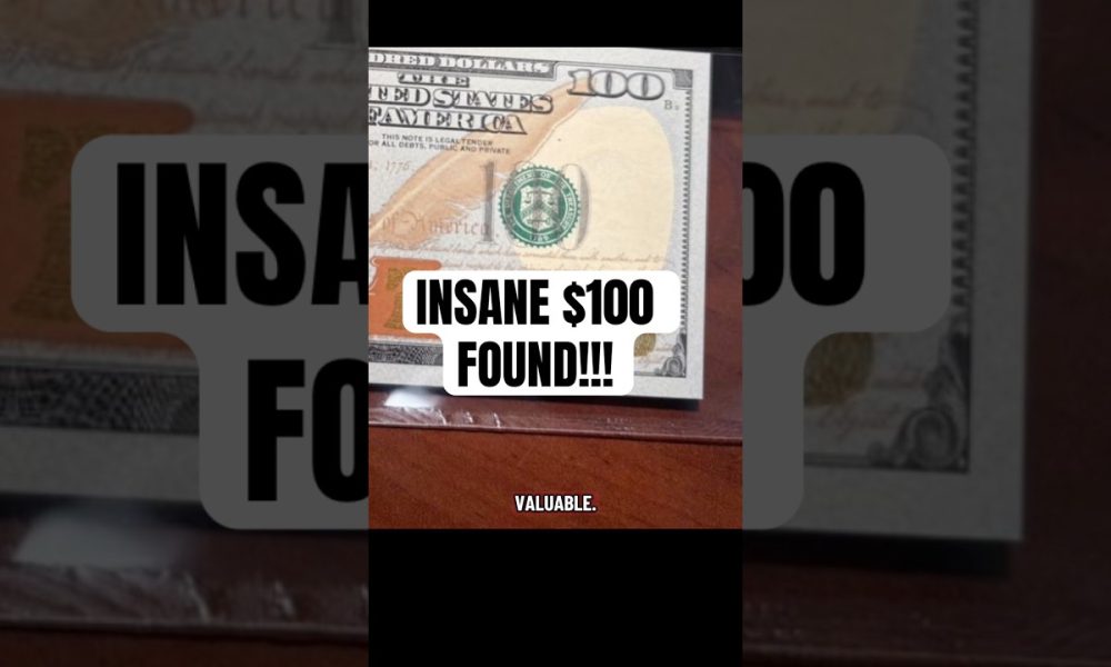 INSANE $100 FOUND!!! #banknote #currency #cash #money