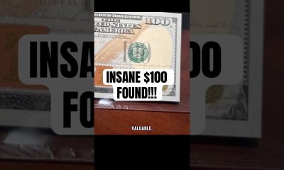 INSANE $100 FOUND!!! #banknote #currency #cash #money