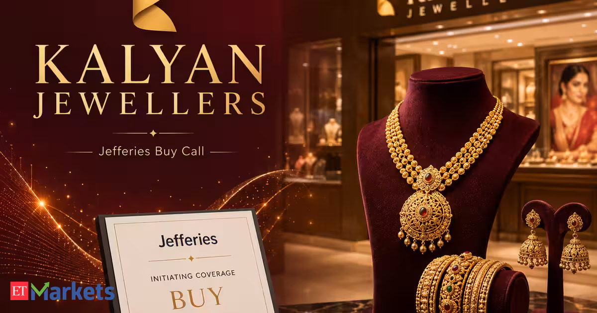 Kalyan Jewellers shares jump 5% after Jefferies starts coverage with 'Buy'. More upside after 63% rally in 1 month?
