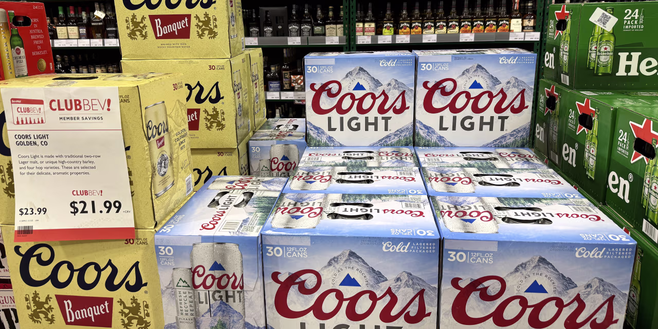 Molson Coors Sales Fall 3.3% as Macroeconomic Headwinds Hit Demand