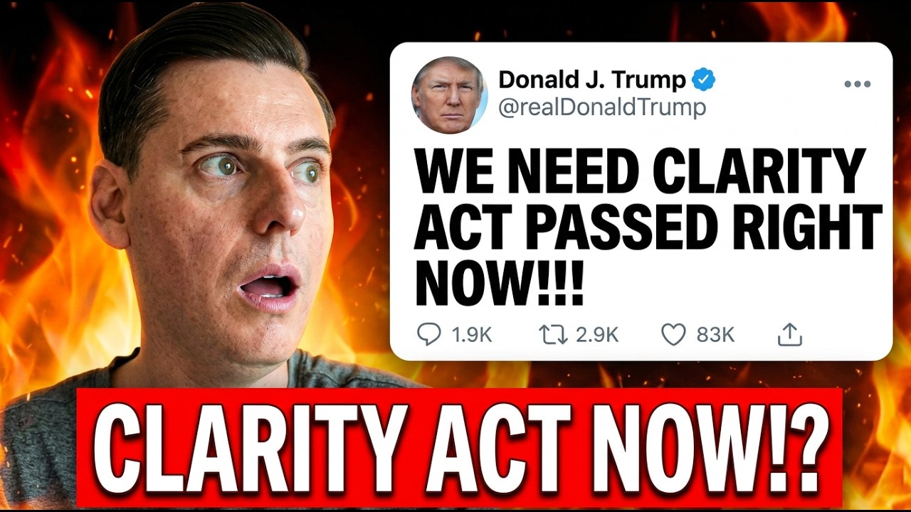 TRUMP: PASS CLARITY NOW!!!! (XRP MAJOR NEWS)